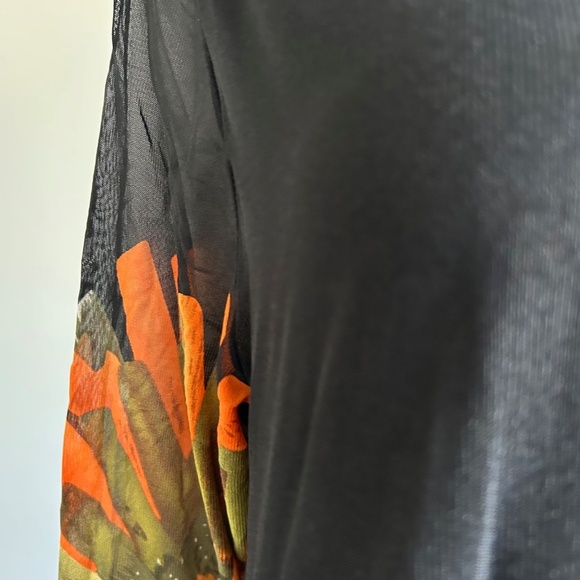 Unique Floral pattern dress, bright and colourful, Size XL - Picture 2 of 13